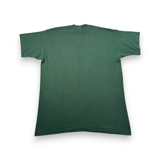 90s 企業T Tシャツ AIB International 緑 XL シングルステッチ co-u-2505-006