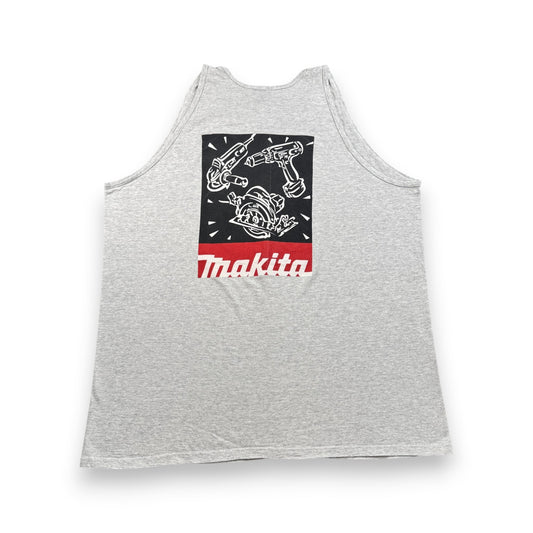 MAKITA タンクトップ Tシャツ ONEITA グレー 企業T 工具 マキタ co-x-2505-002
