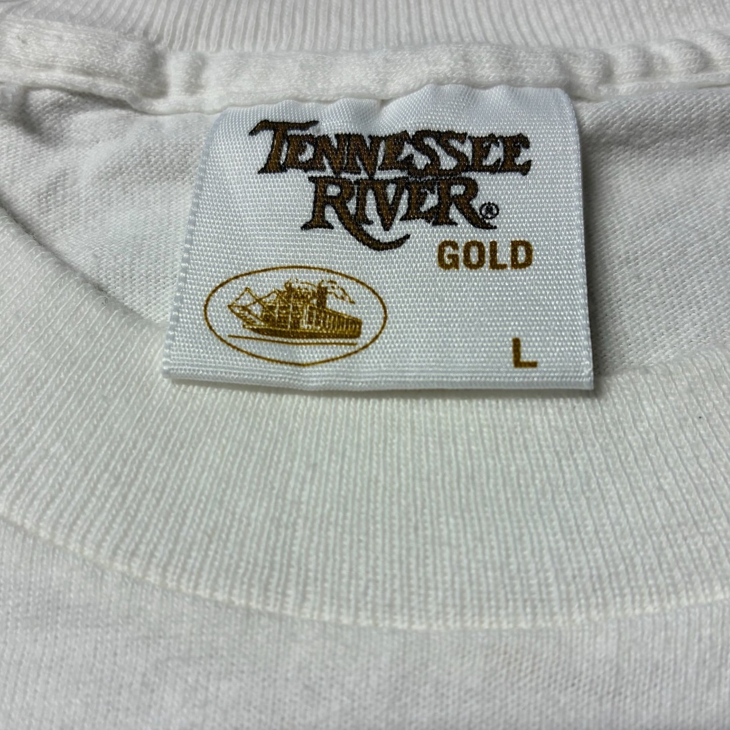 90s studio.Q 工具 アートT テネシーリバー USA製 ホワイト L a-u-2505-069