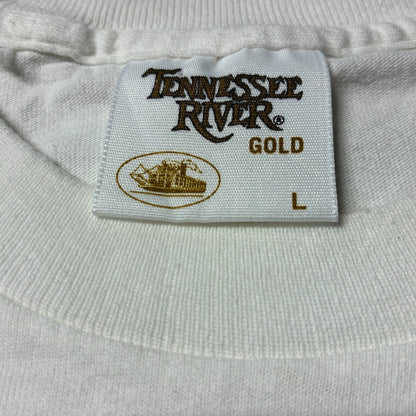 90s studio.Q 工具 アートT テネシーリバー USA製 ホワイト L a-u-2505-069