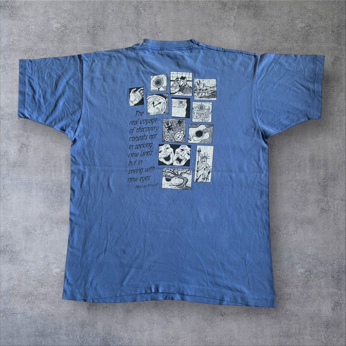 90s マルセル・プルースト フルーツオブザルーム USA製 XL a-u-2505-004