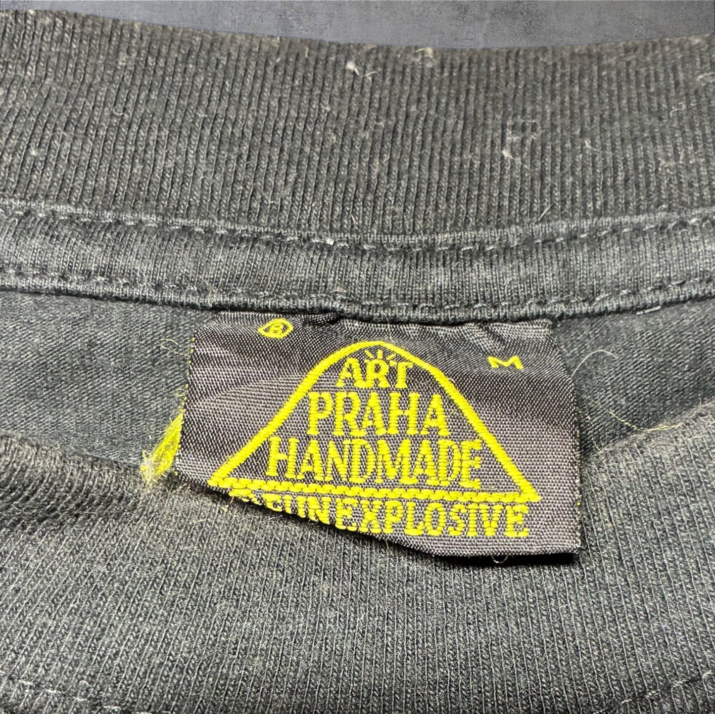 90s Franz Kafka フランツカフカ スーベニアT ブラック M a-u-2505-059