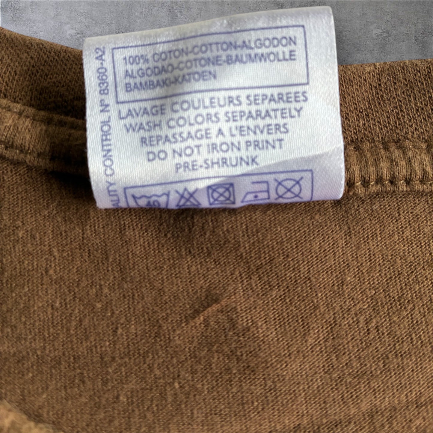 SOLS アートT カフェ L ブラウン a-u-2505-013