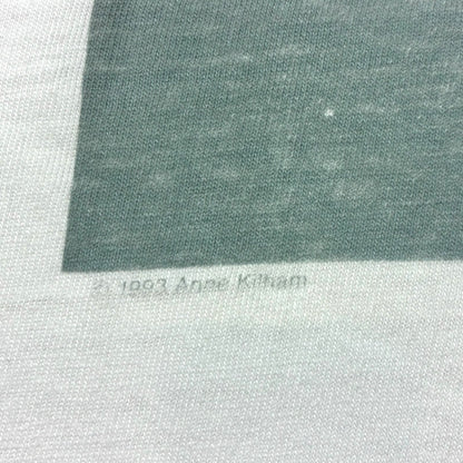 90s LEBERTY GRAPHICS Anne Kilham "maine" Hanes USA製 ホワイト XL a-u-2505-058