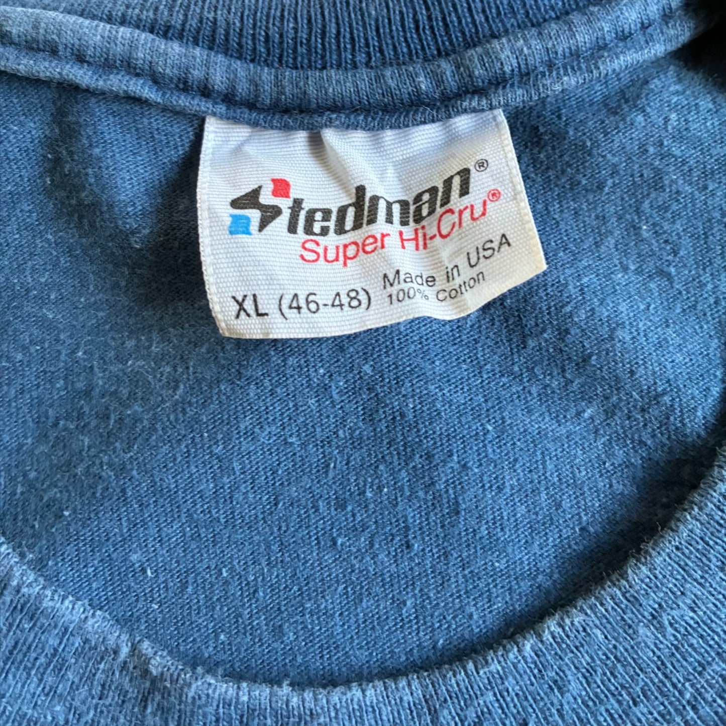 90s City fish co 魚 Stedman USA XL ネイビー a-u-2505-009