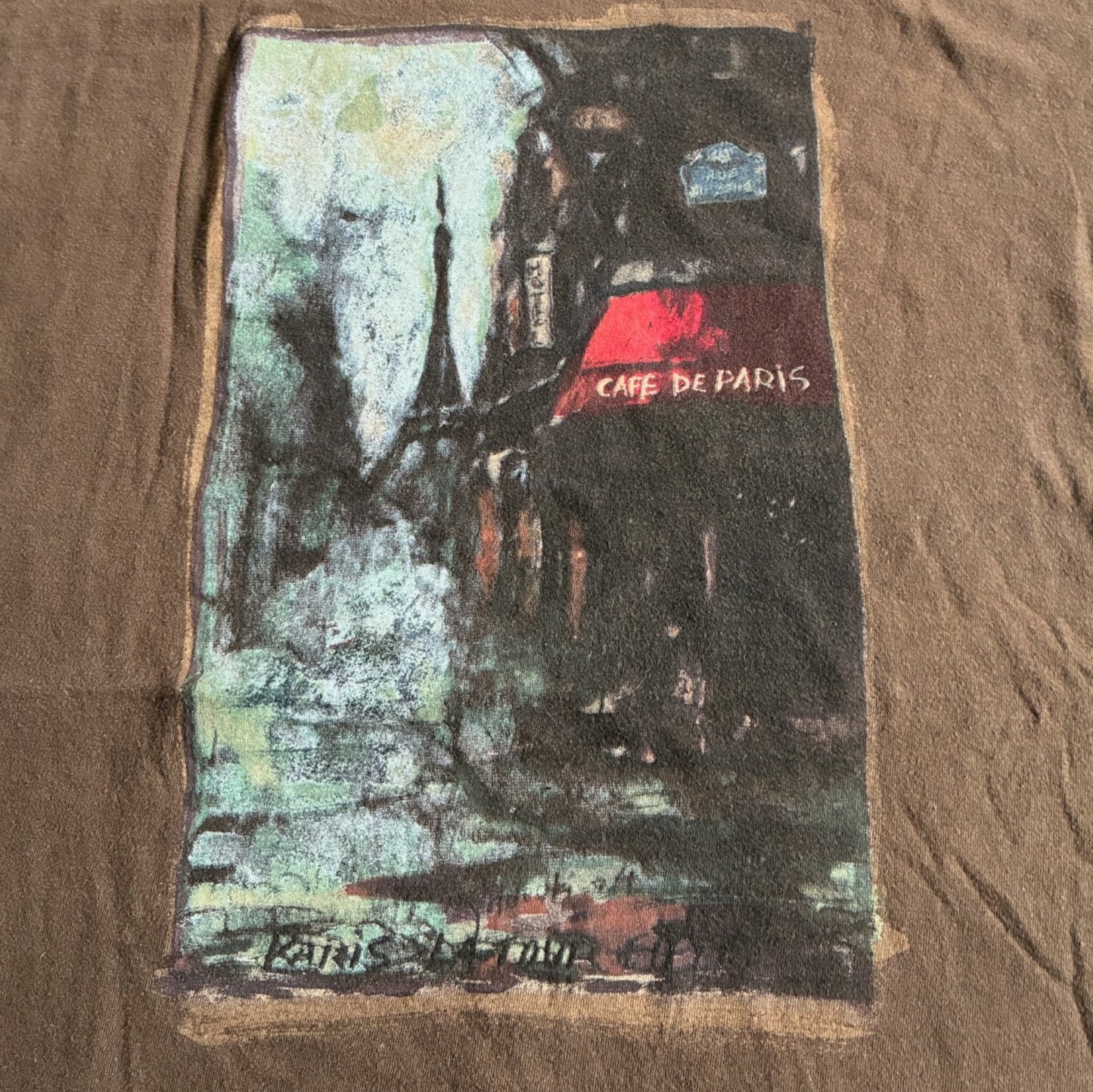 SOLS アートT カフェ L ブラウン a-u-2505-013