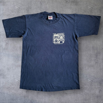 80s 90s duke university カレッジT ONEITA  USA製 L ネイビー a-u-2505-001