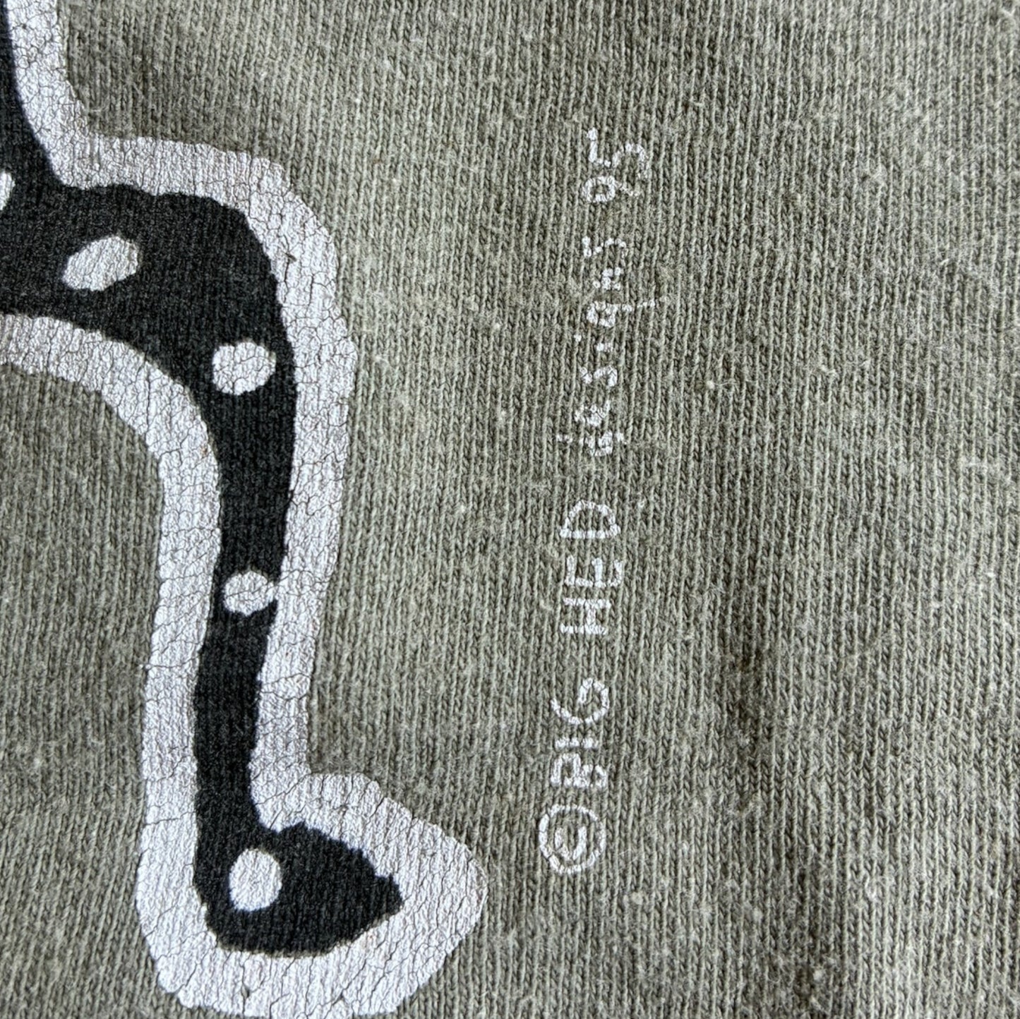 90s ビッグヘッド BIGHED new orleans カーキ ONEITA XL 95年 a-u-2505-003