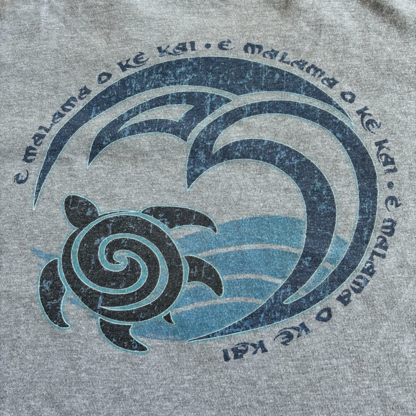 ウミガメ サーフ crazy shirts XL グレー a-u-2505-002