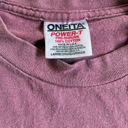 90s Jazz ジャズT ONEITA USA製 L エンジ a-u-2505-007