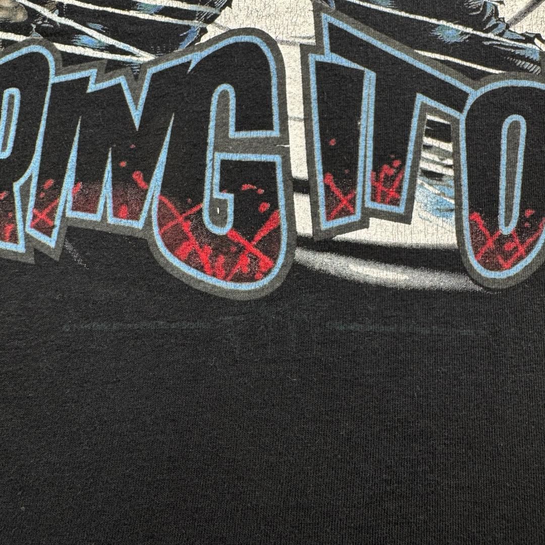 90s PITT マーベル USA製 Tシャツ アメコミ Marvel Dale Keown BRING IT ON Murina 黒 M シングルステッチ ch-u-2505-078