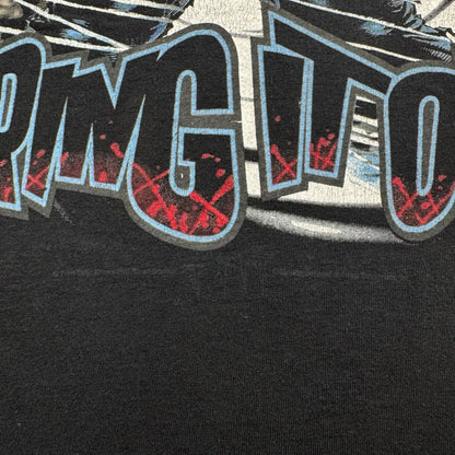 90s PITT マーベル USA製 Tシャツ アメコミ Marvel Dale Keown BRING IT ON Murina 黒 M シングルステッチ ch-u-2505-078