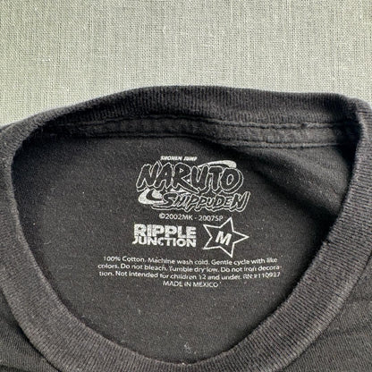 00s ナルト ナルト疾風伝 はたけカカシ Tシャツ 黒 M リップルジャンクション ch-u-2505-019