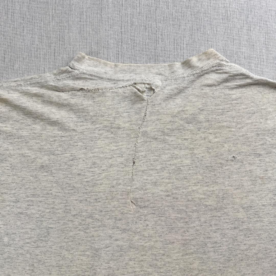 90s ルーニーテューンズ タズマニアンデビル Tシャツ USA製 グレー シングルステッチ ch-u-2505-082