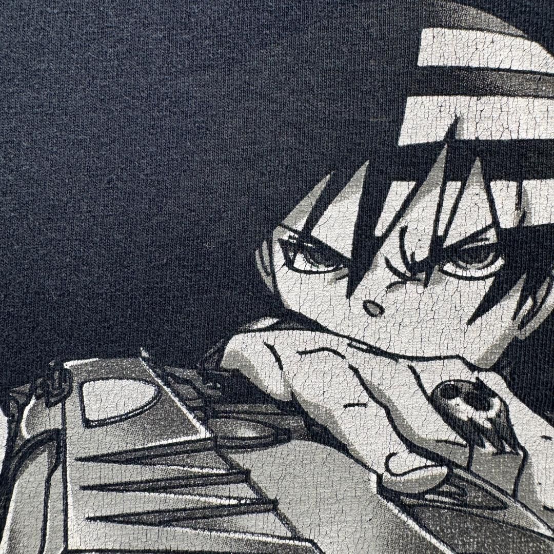 00s ソウルイーター Tシャツ デス・ザ・キッド SOUL EATER 黒 タグなし DEATH THE KID ch-u-2505-076
