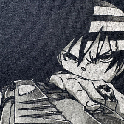 00s ソウルイーター Tシャツ デス・ザ・キッド SOUL EATER 黒 タグなし DEATH THE KID ch-u-2505-076