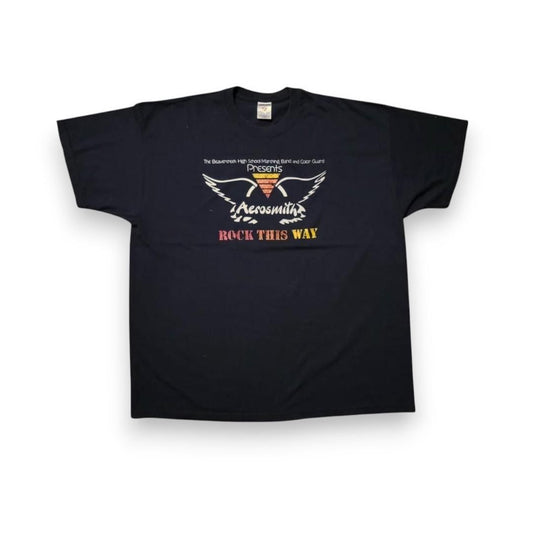 Aerosmith エアロスミス Tシャツ バンT 3XL 黒 ba-000019