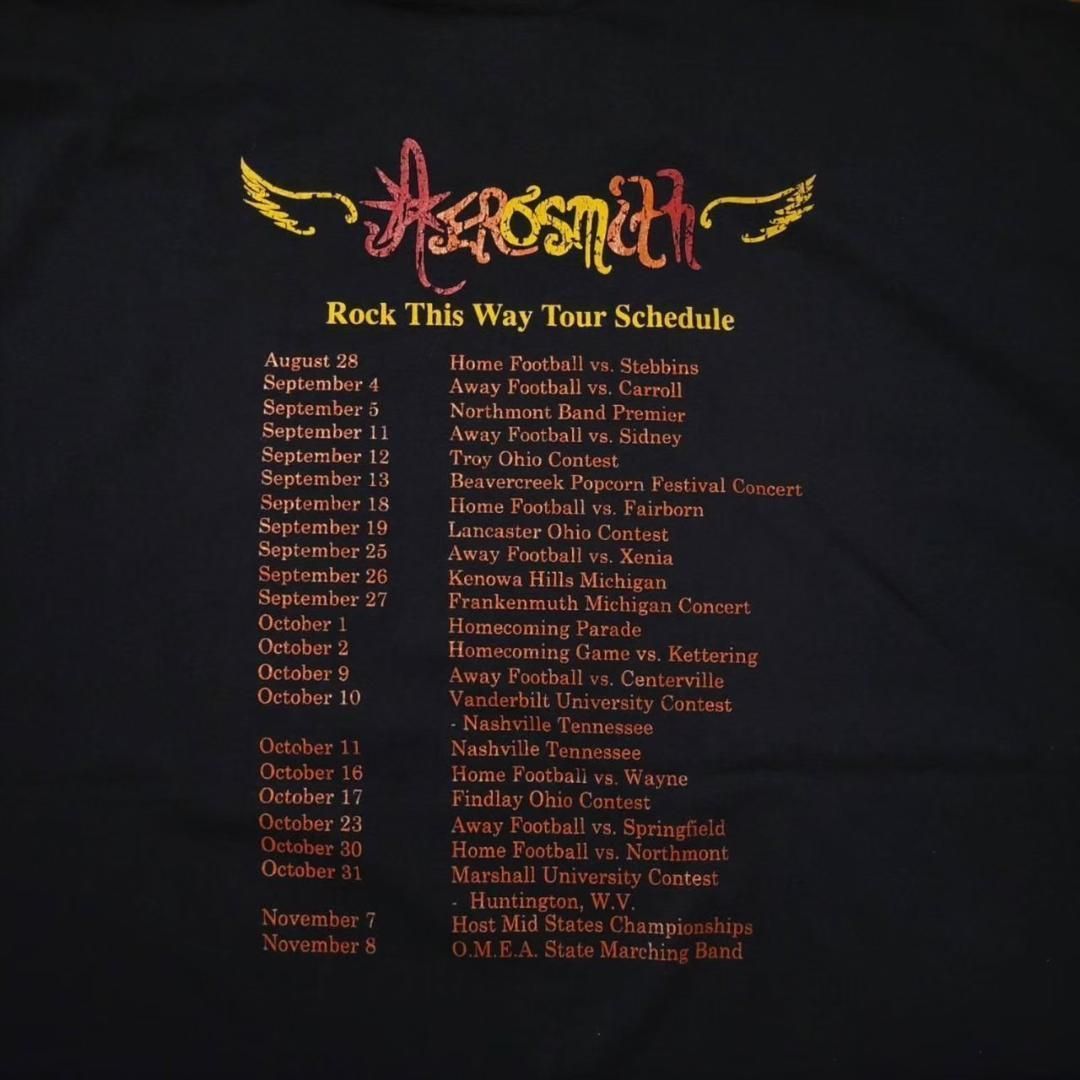 Aerosmith エアロスミス Tシャツ バンT 3XL 黒 ba-000019