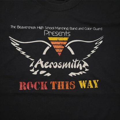 Aerosmith エアロスミス Tシャツ バンT 3XL 黒 ba-000019
