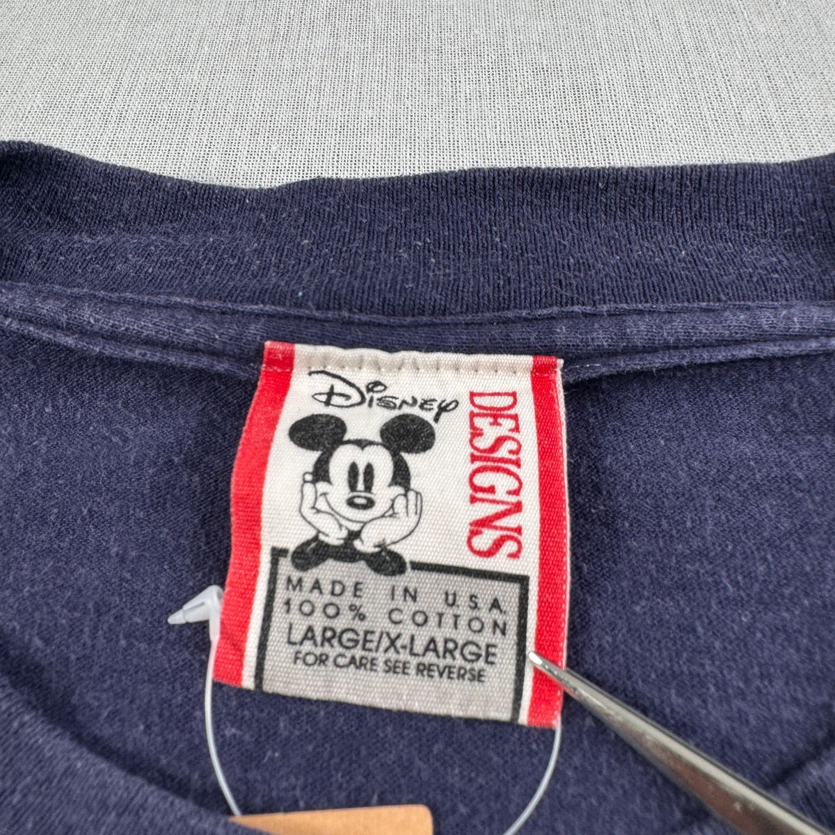 90s ディズニー Tシャツ タワーホテル タワーオブテラー USA製 ネイビー XL disney d-u-2505-013