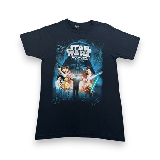 00s スターウォーズ STAR WARS コンサート Tシャツ 黒 M ツアー d-u-2505-016