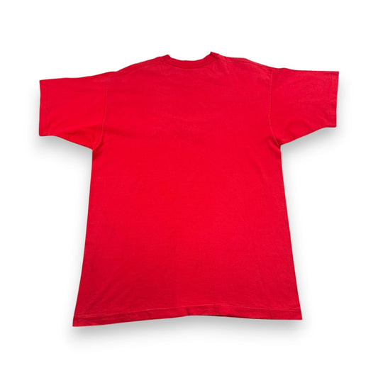 90s ミッキー ディズニー Tシャツ disney mickey USA製 シングルステッチ 赤 XL d-u-2505-017