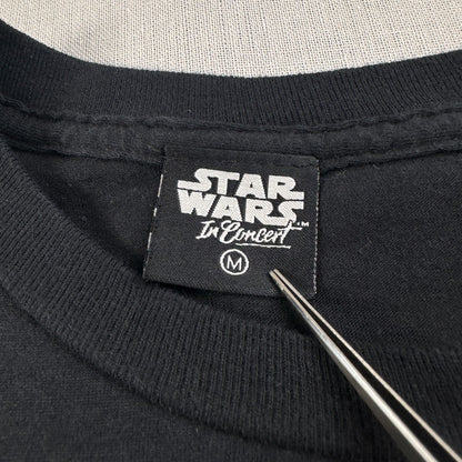 00s スターウォーズ STAR WARS コンサート Tシャツ 黒 M ツアー d-u-2505-016