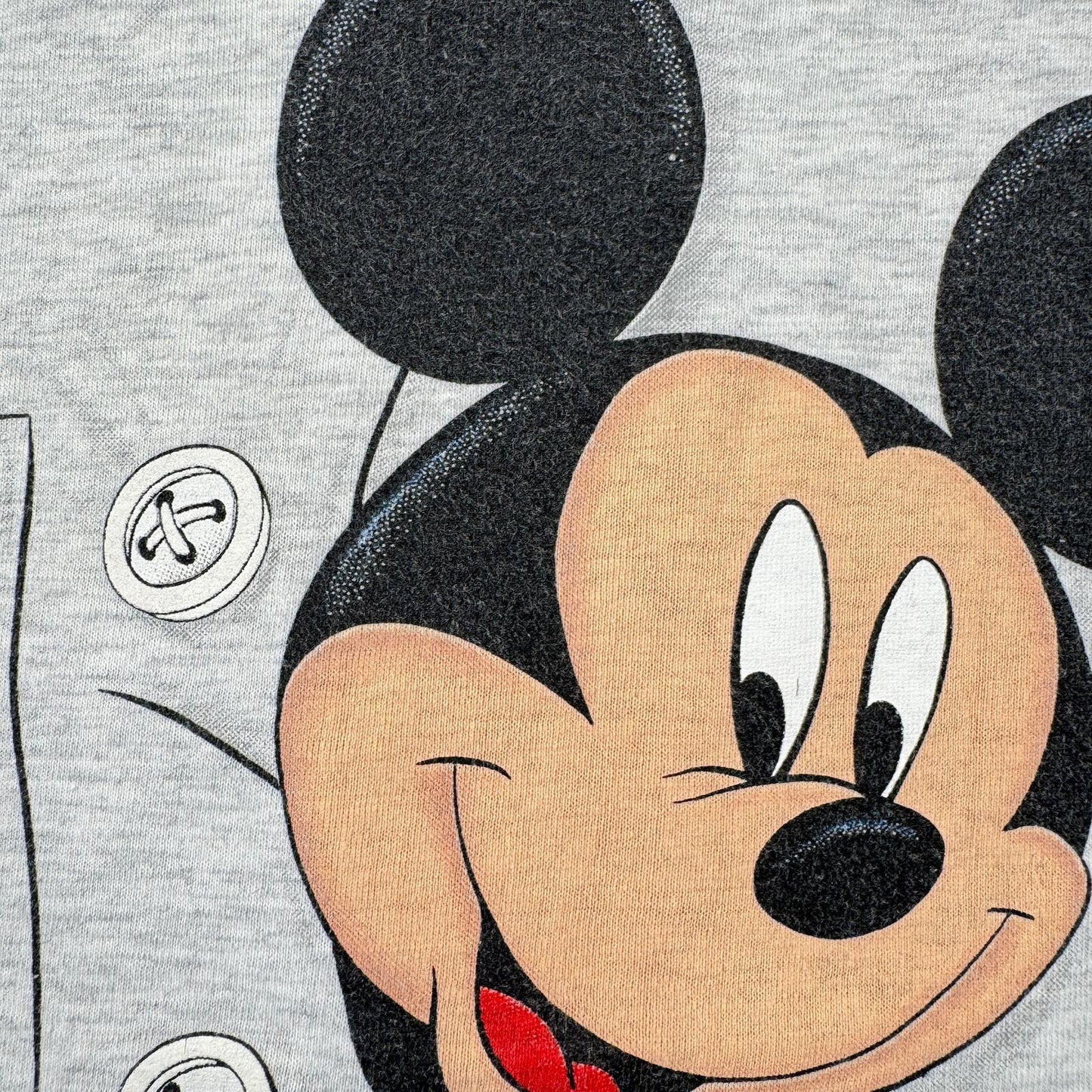 90s ミッキー ディズニー Tシャツ フロリダ BEST グレー d-u-2505-022