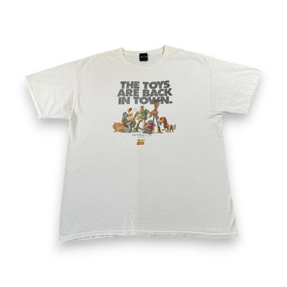 00s トイストーリー Tシャツ ディズニー Disney 白 映画T XL d-u-2505-027