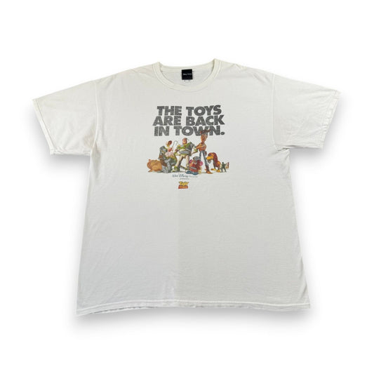 00s トイストーリー Tシャツ ディズニー Disney 白 映画T XL d-u-2505-027