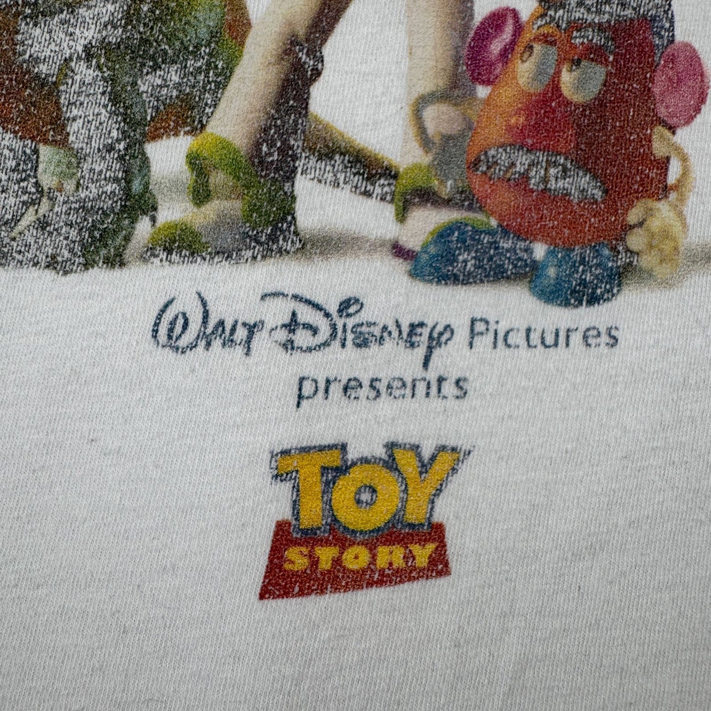 00s トイストーリー Tシャツ ディズニー Disney 白 映画T XL d-u-2505-027
