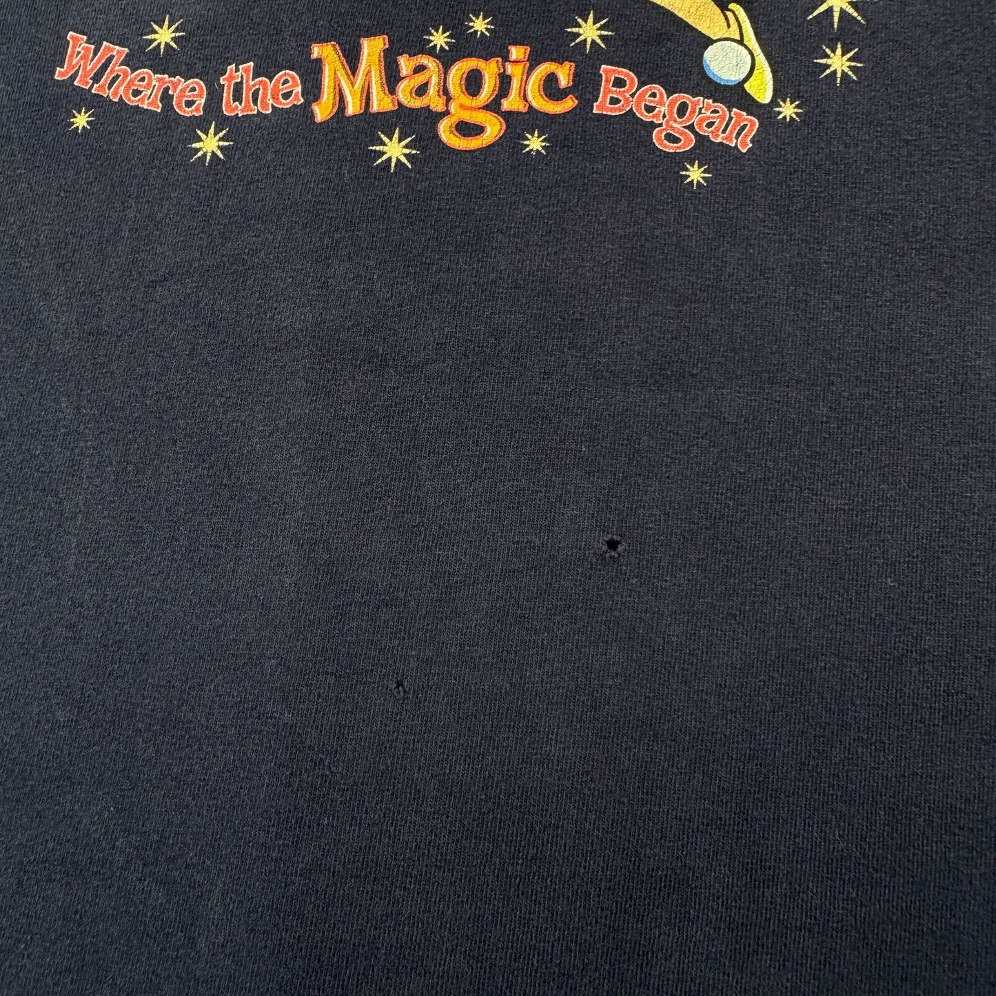 90s ディズニー ティンカーベル Tシャツ ネイビー 2XL d-u-2505-028