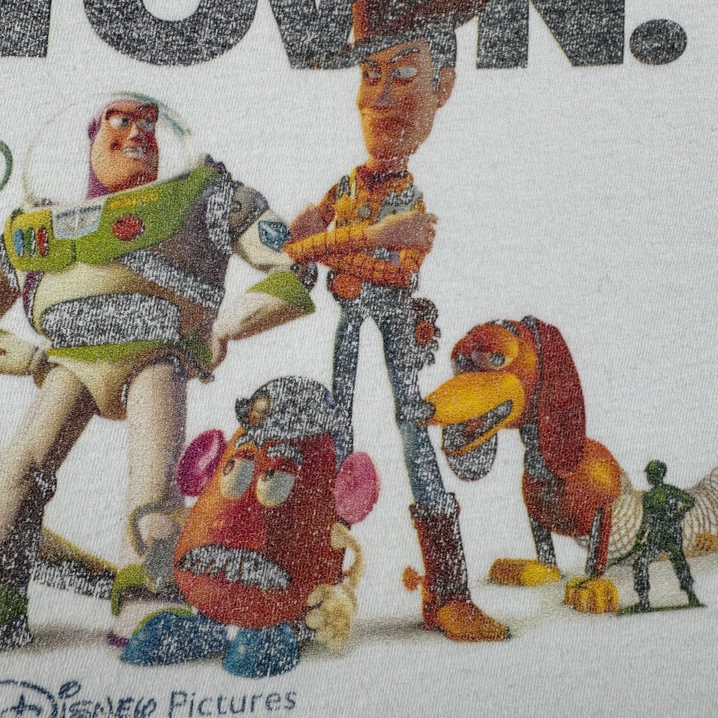 00s トイストーリー Tシャツ ディズニー Disney 白 映画T XL d-u-2505-027