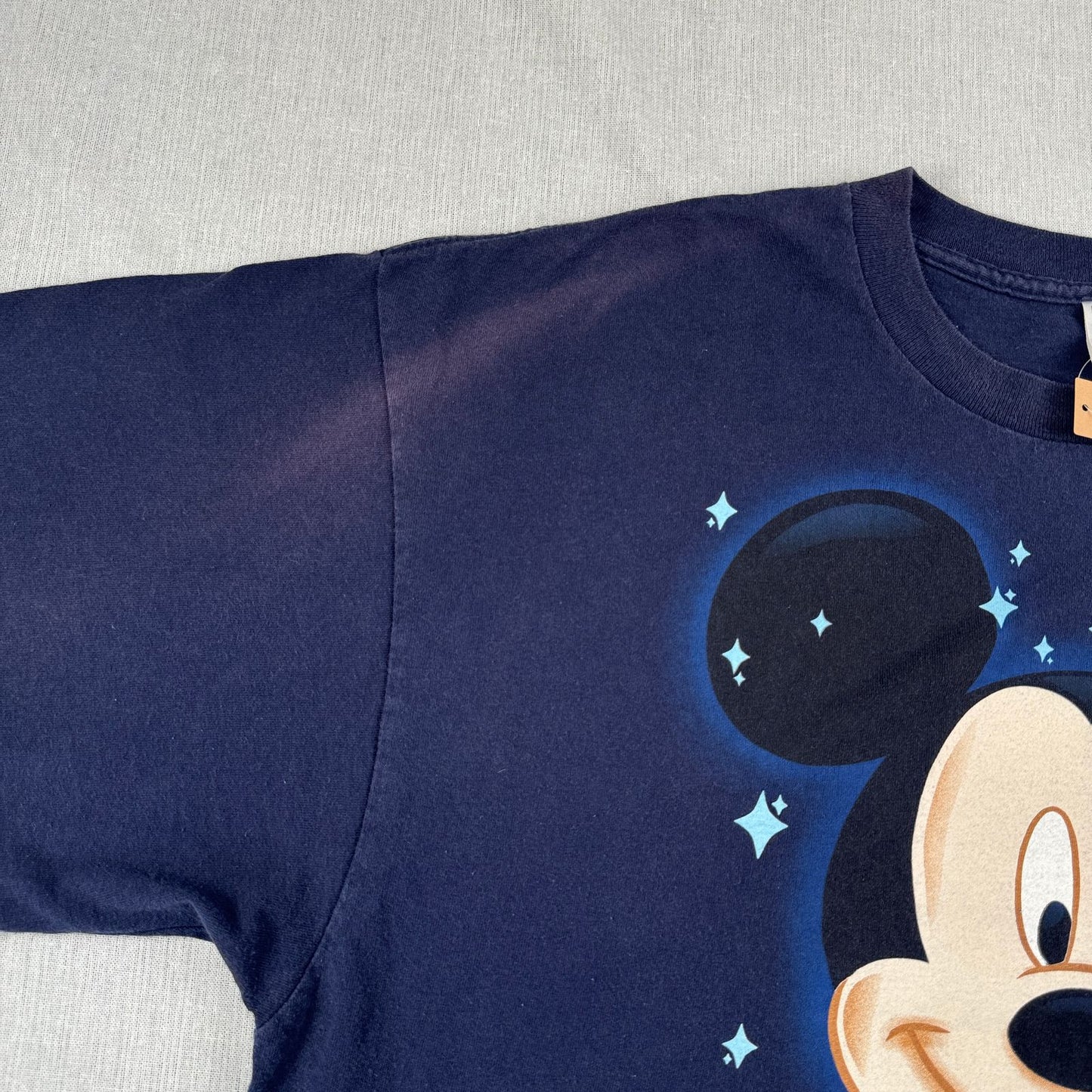 00s ミッキー ディズニー Tシャツ フロリダ 限定 mickey ネイビー 2XL d-u-2505-029