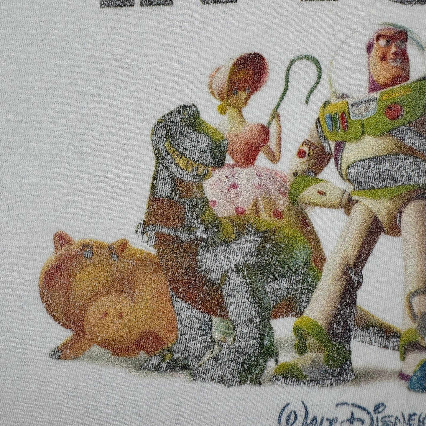 00s トイストーリー Tシャツ ディズニー Disney 白 映画T XL d-u-2505-027