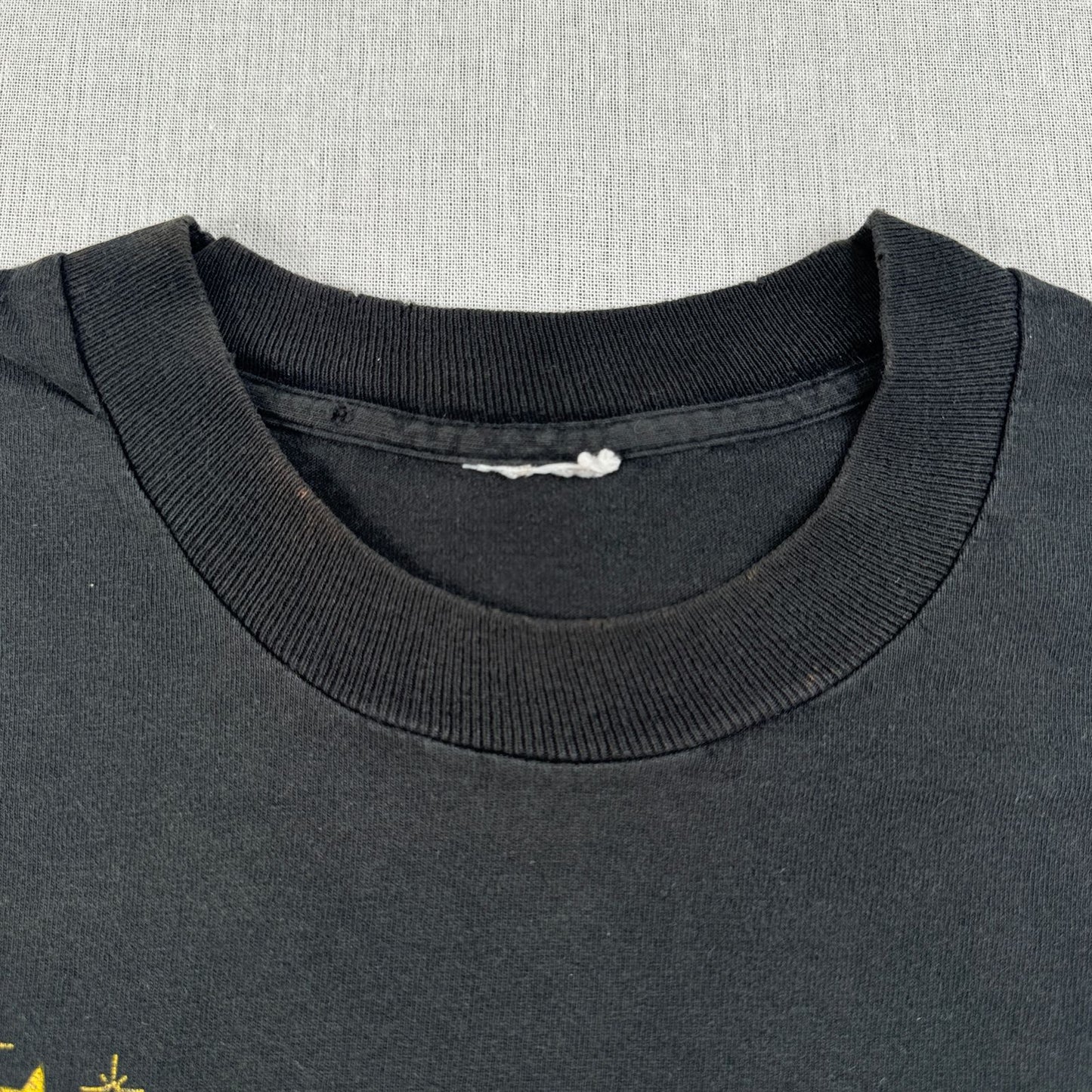 90s ミッキー FANTASIA WIZZARD MICKEY Tシャツ 黒 シングルステッチ d-u-2505-031