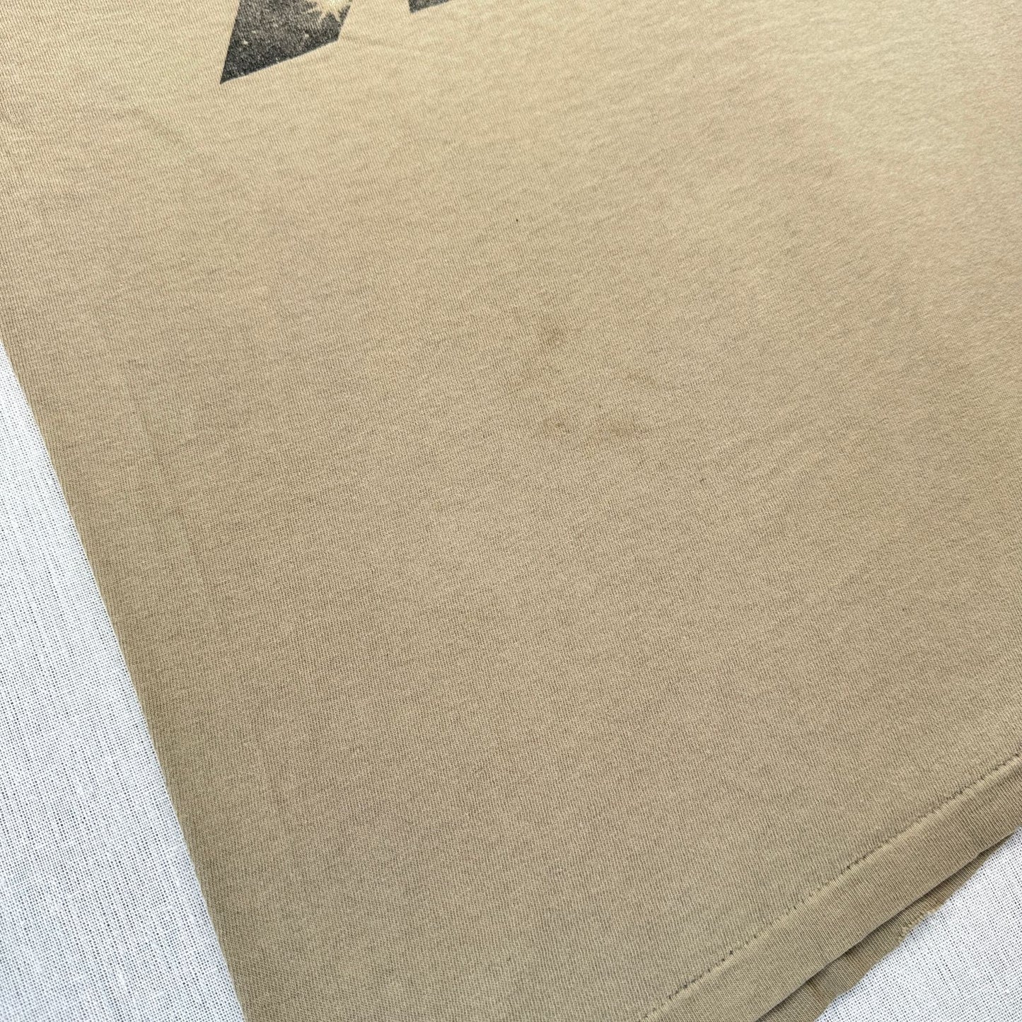 90s スターウォーズ STAR WARS REBELWEAR エピソード4 ルーク レイア Tシャツ 映画T USA製 カーキ changes ダメージ lucasfilm d-u-2505-033