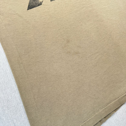 90s スターウォーズ STAR WARS REBELWEAR エピソード4 ルーク レイア Tシャツ 映画T USA製 カーキ changes ダメージ lucasfilm d-u-2505-033
