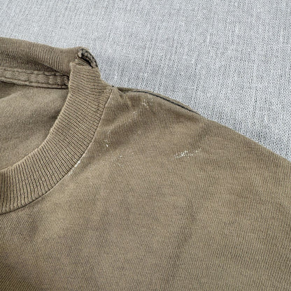 90s スターウォーズ STAR WARS REBELWEAR エピソード4 ルーク レイア Tシャツ 映画T USA製 カーキ changes ダメージ lucasfilm d-u-2505-033