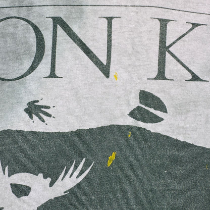 90s ライオンキング Tシャツ 総柄 壁画 緑 タイダイ LION KING d-u-2505-046
