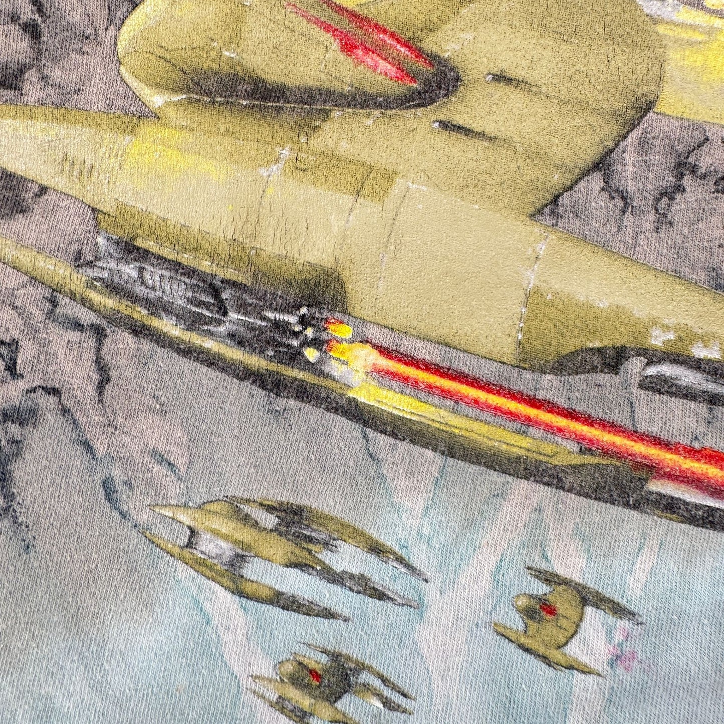 90s スターウォーズ STAR WARS ファントムメナス エピソード1 Tシャツ 映画T タイダイ USA製 シングルステッチ lucasfilm d-x-2505-013