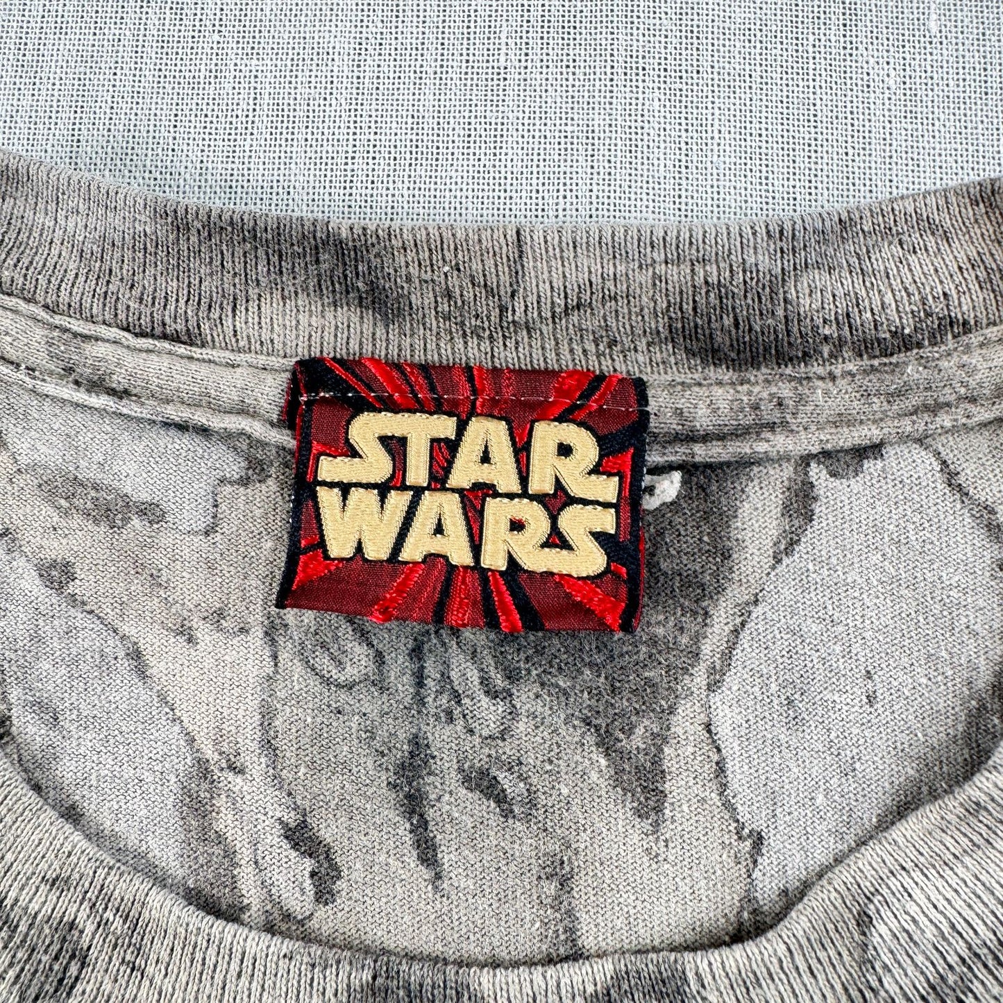 90s スターウォーズ STAR WARS ファントムメナス エピソード1 Tシャツ 映画T タイダイ USA製 シングルステッチ lucasfilm d-x-2505-013