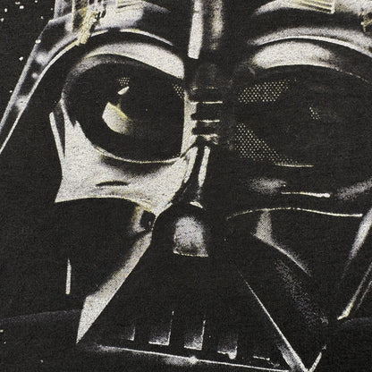 90s スターウォーズ STAR WARS ダースベイダー Tシャツ 映画T 黒 USA製 シングルステッチ lucasfilm 1996 フェード d-x-2505-015