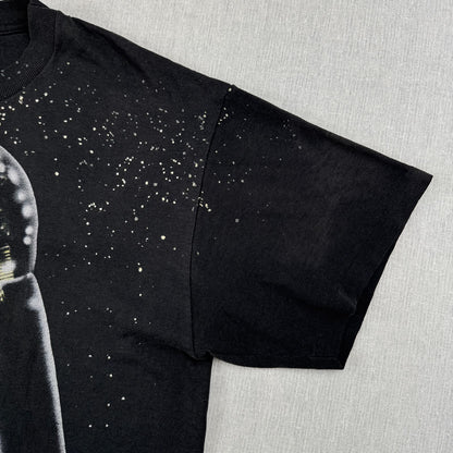90s スターウォーズ STAR WARS ダースベイダー Tシャツ 映画T 黒 USA製 シングルステッチ lucasfilm 1996 フェード d-x-2505-015