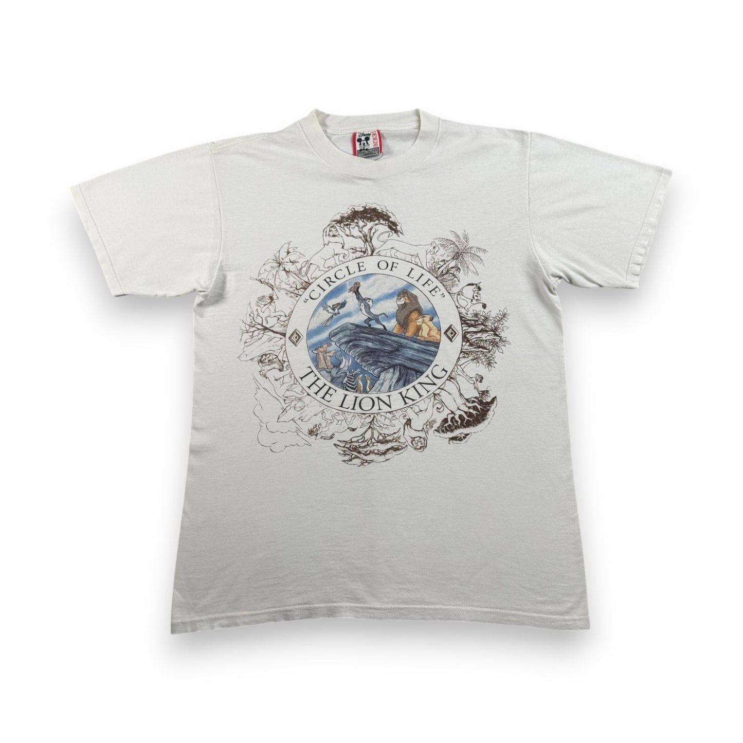90s ライオンキング ディズニー Tシャツ USA製 白 M CIRCLE OF LIFE DISNEY d-t-2505-001