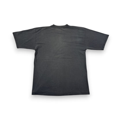 90s スターウォーズ STAR WARS Tシャツ lucasfilm 1995 may the force 黒 フェード 映画T ムービー d-t-2505-002