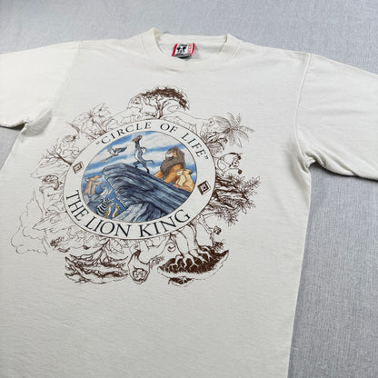 90s ライオンキング ディズニー Tシャツ USA製 白 M CIRCLE OF LIFE DISNEY d-t-2505-001