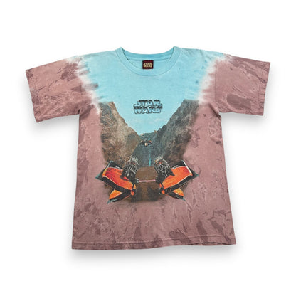90s スターウォーズ STAR WARS ファントムメナス エピソード1 Tシャツ タイダイ 映画T lucasfilm d-t-2505-008