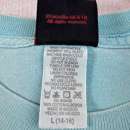 90s スターウォーズ STAR WARS ファントムメナス エピソード1 Tシャツ タイダイ 映画T lucasfilm d-t-2505-008