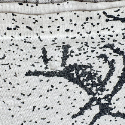 80 90s USA製 ミッキー ディズニー Tシャツ 壁画 VELVA SHEEN mickey disney 総柄 L d-t-2505-007